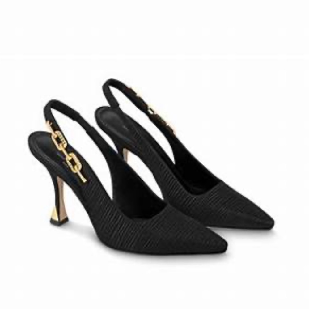 Louis Vuitton Sparkle slingback pump